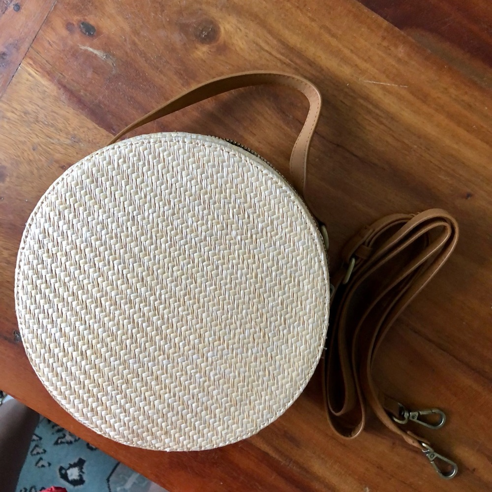 Forever 21 Round Rattan Bag